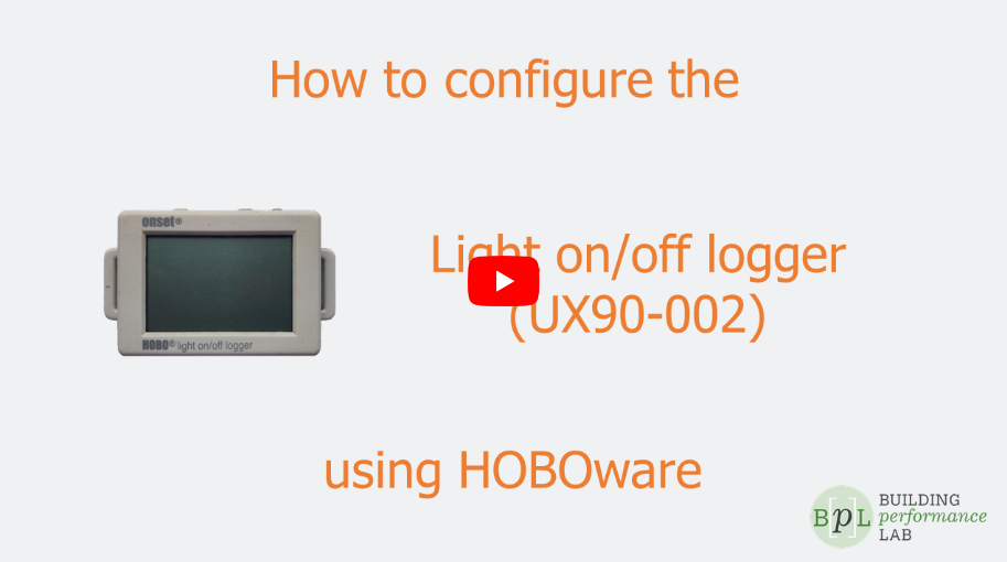 Figure 1. Light On/Off Logger Configuration.